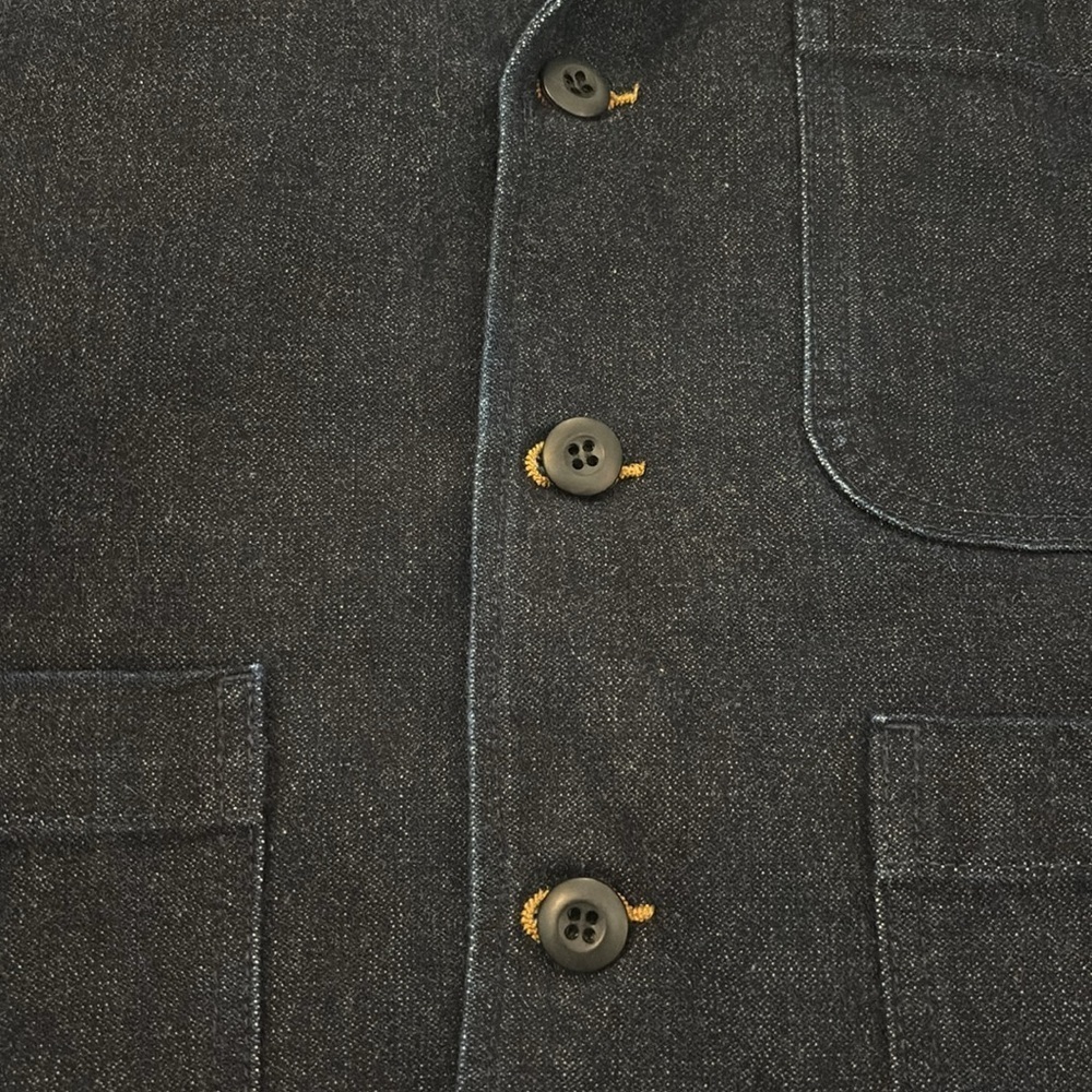 WiesMade Scout Blazer Indigo Denim Rugged Chore Jacket Size Medium - Picture 7 of 9